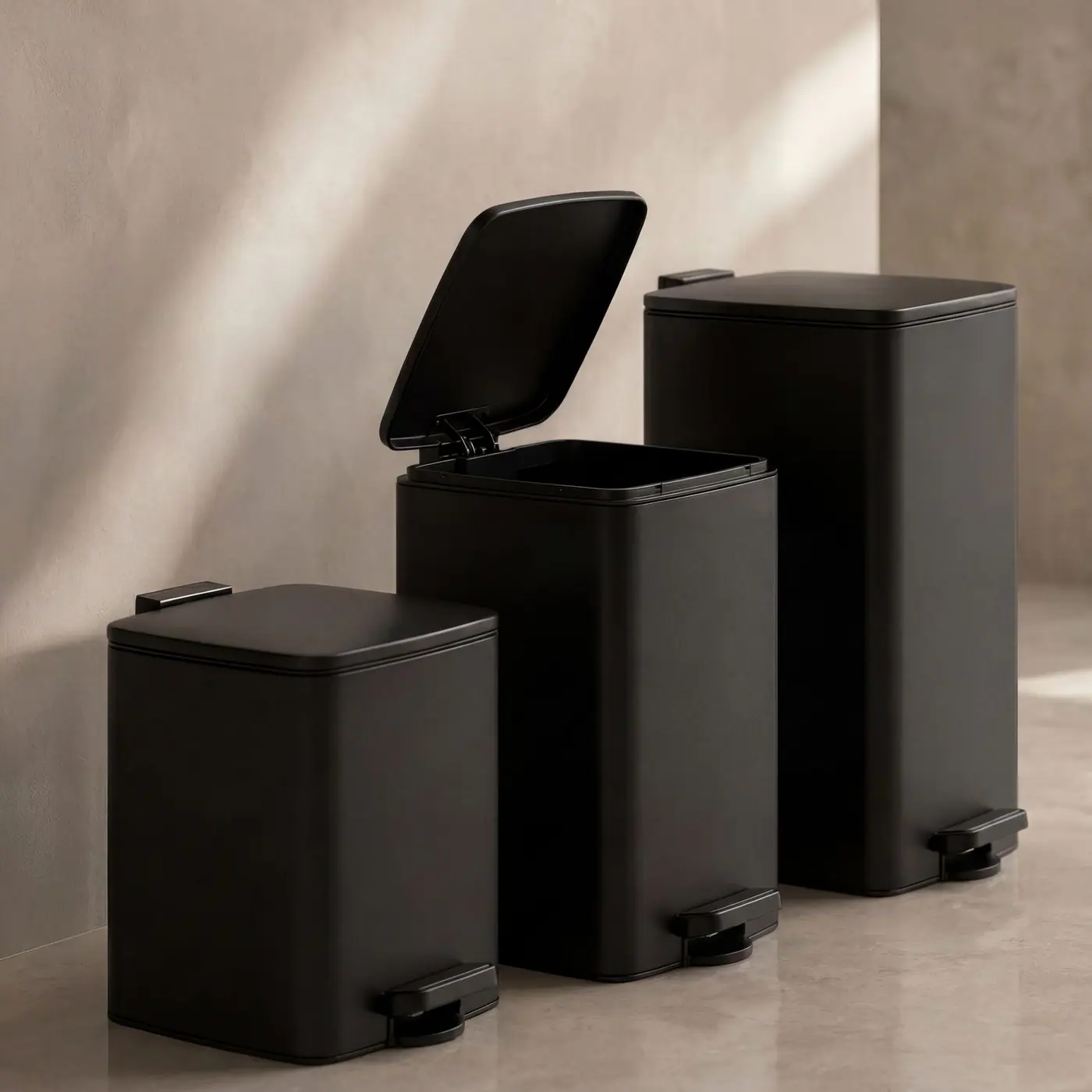Black Pedal Bin, foto 1