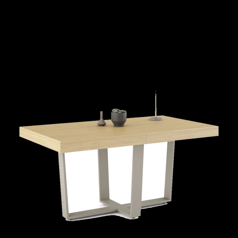Mesa Comedor - Bera - Fija con Faldón de Madera de Torga